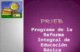 Reforma Integral de Educacion Básica 2009
