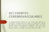 Accidentes cerebrovasculares