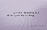 Càncer metastàsic d'origen desconegut