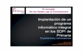 PIER, Programa Informàtic Específic de Radiodiagnóstic d’AP (SAP Baix llobregat). Carlos Alvira