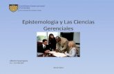Presentation. epistemologia y las ciencias gerenciales