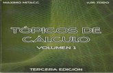 Mitacc, toro   tópicos de cálculo - 3º ed. vol.  1