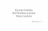 Ecuaciones diferenciales parciales