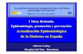 Actualización epidemiológica de la Diabetes en España