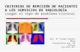 Criterios de remisión a radiología