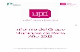 Informe anual 2013  grupo municipal