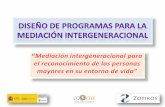 Diseño de programas para la mediación intergeneracional