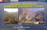 Peligros geológicos: quebradas Chucumayo y Paihua