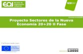 Proyecto sectores de la nueva economia 2020 ii fase