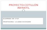 PROYECTO DE COTILLON INFANTIL