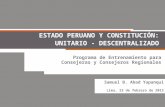 El estado peruano unitario y descentralizado - Samuel Abad
