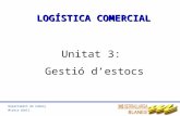 Logística comercial - Unitat 3: Gestió d'Estocs