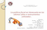 Politica fiscal en venezuela