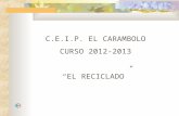 C.E.I.P. EL CARAMBOLO- "El Reciclado"