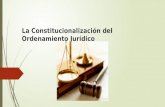 La constitucionalización del ordenamiento jurídico