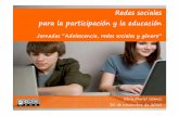 Redes sociales para la participación y la educación / Adolescencia y género