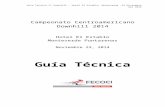 Guia Tecnica Campeonato Centroamericano DH 2014