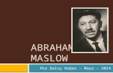 Teoría de Abraham Maslow