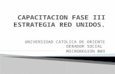 Capacitacion fase iii estrategia red unidos