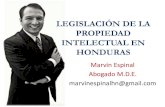 Leyes de Propiedad Intelectual en Honduras