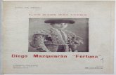 Reportaje sobre Diego Mazquiaran "Fortuna". 1921.