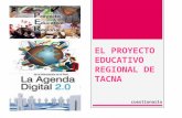 El proyecto educativo regional de tacna