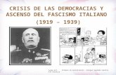 Fascismo y crisis de las democracias