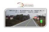 Ampliación y mejoramiento de Via a Puerto Limón