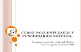 Curso para empleados y funcionarios noveles ECJ Chubut 2013