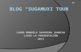 Blog sugamuxi tour project