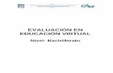 Evaluacion educacion virtual