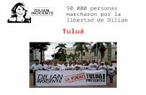 Tuluá -50 mil personas exigieron la libertad de Dilian Francisca Toro.