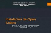 Instalacion de opensolaris