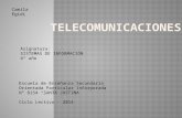 Telecomunicaciones Camila Egidi 4to 2014