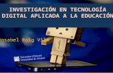 Investigación en tecnología digital aplicada a la educación