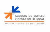 Presentación de la Agencia de Empleo y Desarrollo Local de Benidorm