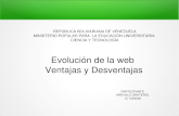 Web 2.0  Ventajas y DESVENTAJAS