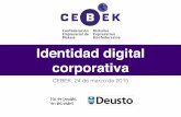 Cebek - jornada identidad digital corporativa