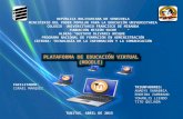 Plataforma de educación virtual (moodle)