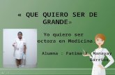 Fatima a manayay barrios  doctora en medicina