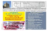 El Micalet_105_Boletín de información y difusión de la Cultura Valenciana_Asociación Comunidad Valenciana de Montevideo