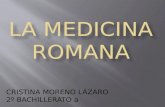 LA MEDICINA ROMANA