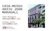 L’Arxiu Joan Maragall com a eina de coneixement de la història de Catalunya