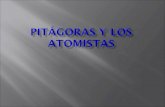 Pitágoras y los atomistas
