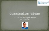 Curriculum vitae Alejandro Malagon