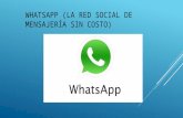 Whatsapp (la red social de mensajería sin   copia