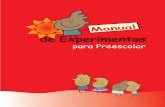 Manual de experimentos para infantil o preescolar