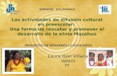 Proyecto de difucion de la etnia mazahua en preescolar