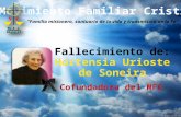 Fallecimiento Hortensia Urioste de Soneira