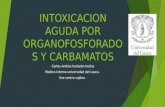 Intoxicacion aguda por organofosforados y carbamatos
